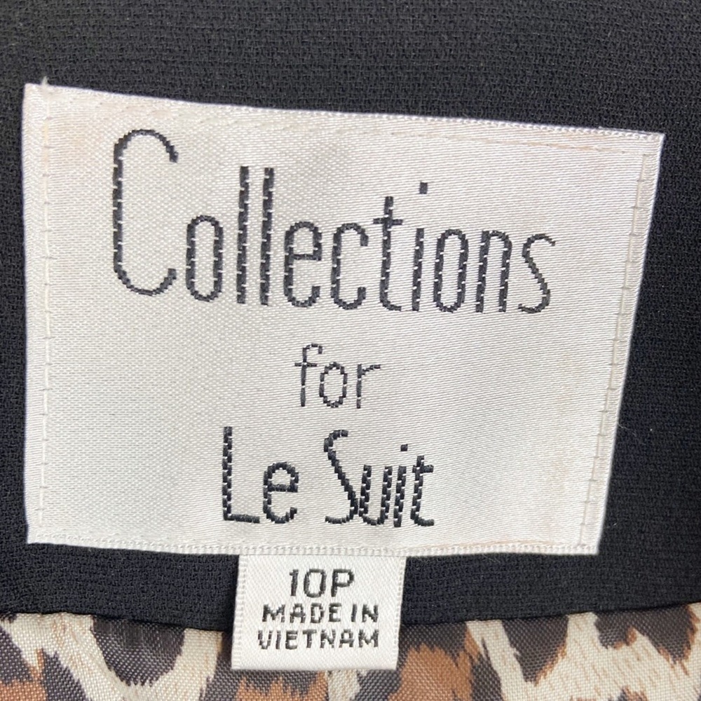 Le Suit Blazer Skirt Suit Set Womens 10P Jacket Skirt Business Office NWT - Picture 8 of 14